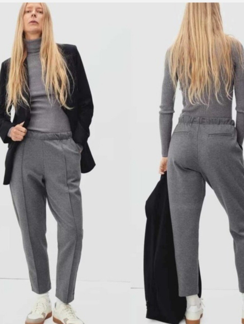 Everlane The Dream Pants Size Medium Heather Gray
